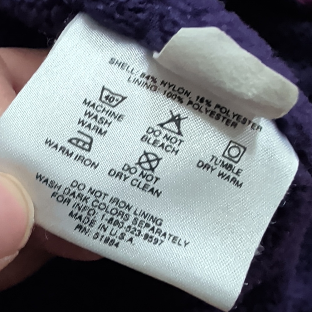 Patagonia Vintage Purple Long Lined Jacket - Picture 8 of 9